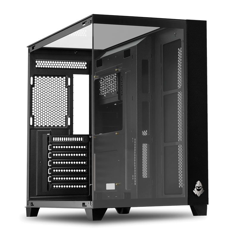 Gabinete Gamer Mancer CV550, Mid-Tower, Lateral de Vidro, Preto, MCR-CV550-BK
