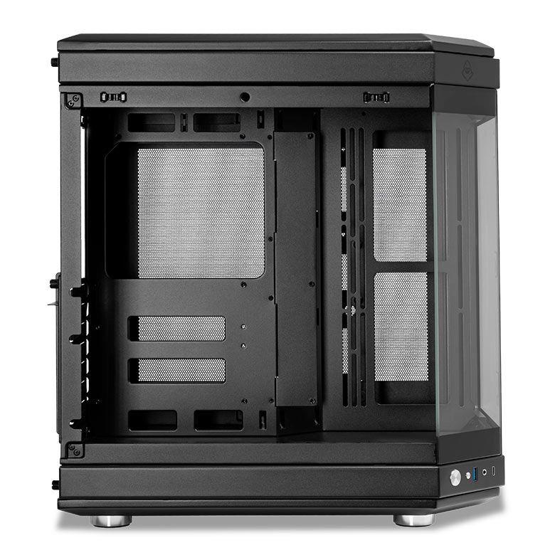 Gabinete Gamer Mancer CV700, Mid-Tower, Lateral De Vidro, Preto, MCR-CV700-BK