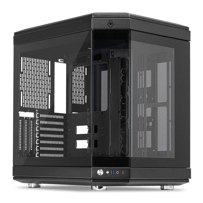 Gabinete Gamer Mancer CV700, Mid-Tower, Lateral De Vidro, Preto, MCR-CV700-BK