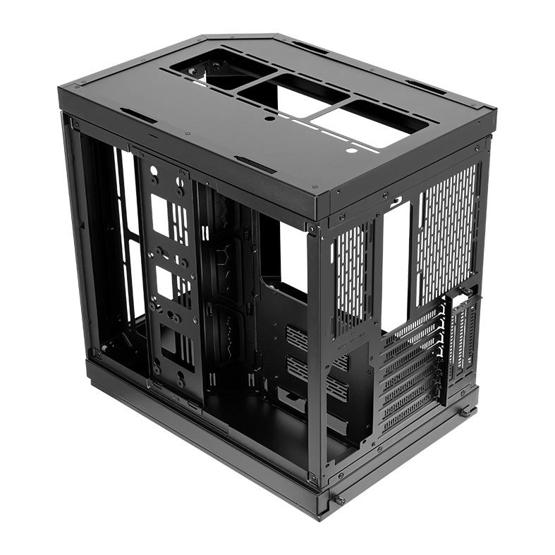 Gabinete Gamer Mancer CV700 Com Display, Mid-Tower, Lateral De Vidro, Preto, MCR-CV700DSP-BK