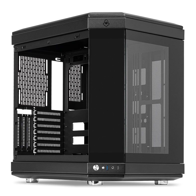 Gabinete Gamer Mancer CV700 Com Display, Mid-Tower, Lateral De Vidro, Preto, MCR-CV700DSP-BK