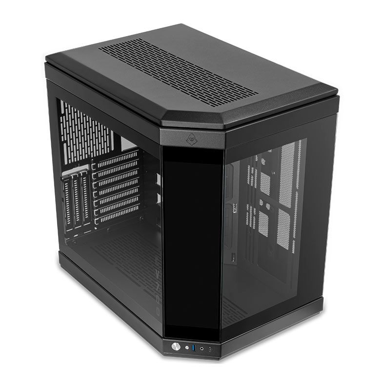 Gabinete Gamer Mancer CV700 Com Display, Mid-Tower, Lateral De Vidro, Preto, MCR-CV700DSP-BK
