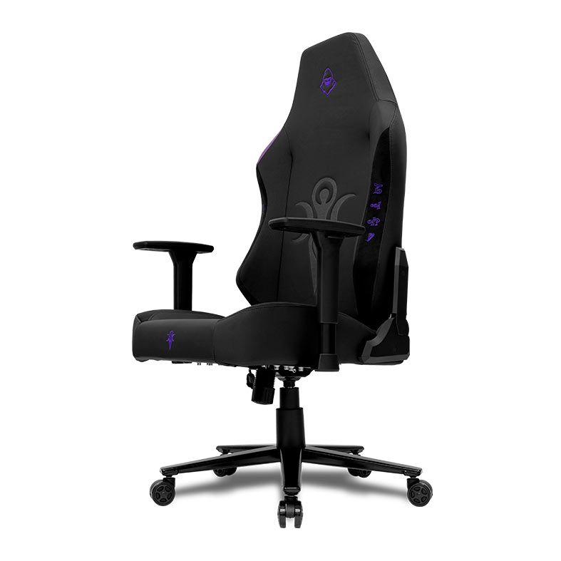 Cadeira Gamer Mancer Cycles, Preto e Roxa, MCR-CYS-PRP01