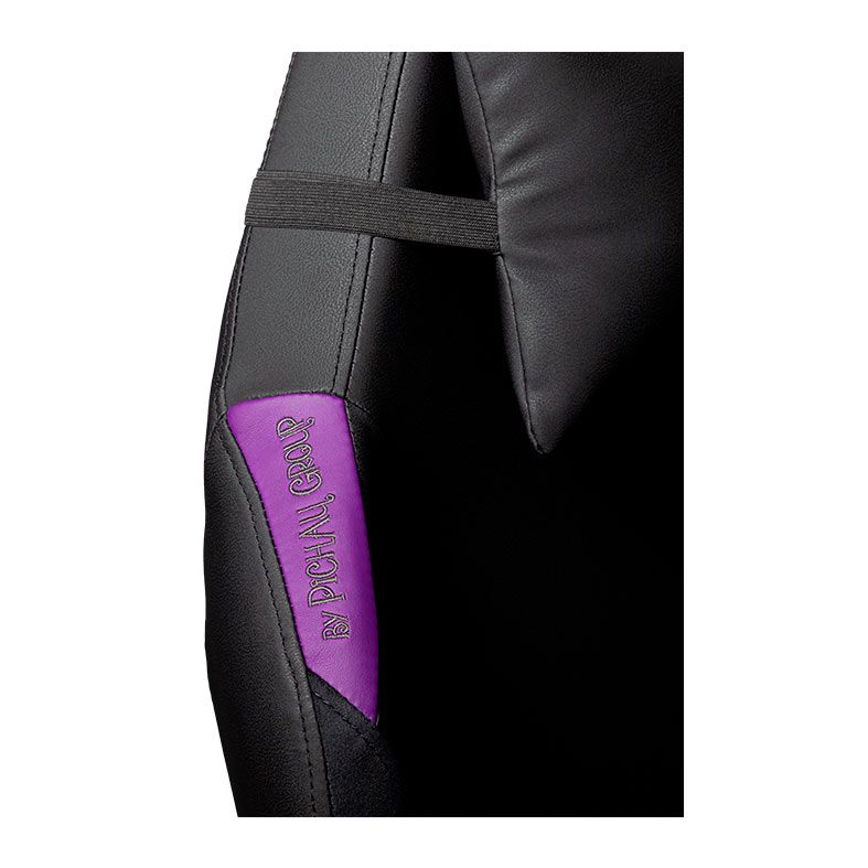 Cadeira Gamer Mancer Cycles, Preto e Roxa, MCR-CYS-PRP01