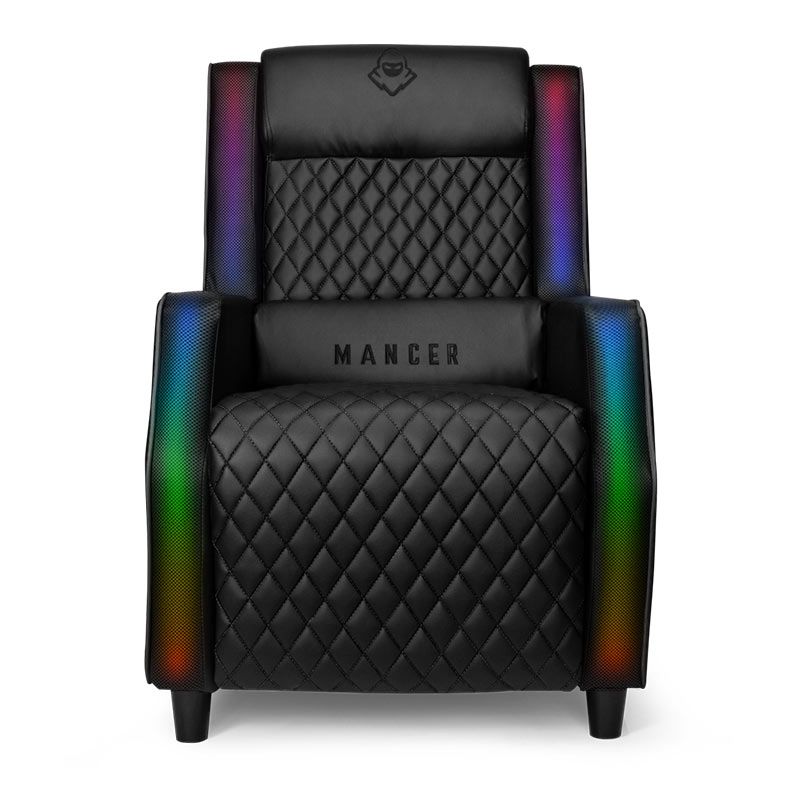 Poltrona Gamer Mancer Fenrir RGB, Preto, MCR-FNR-RGB01