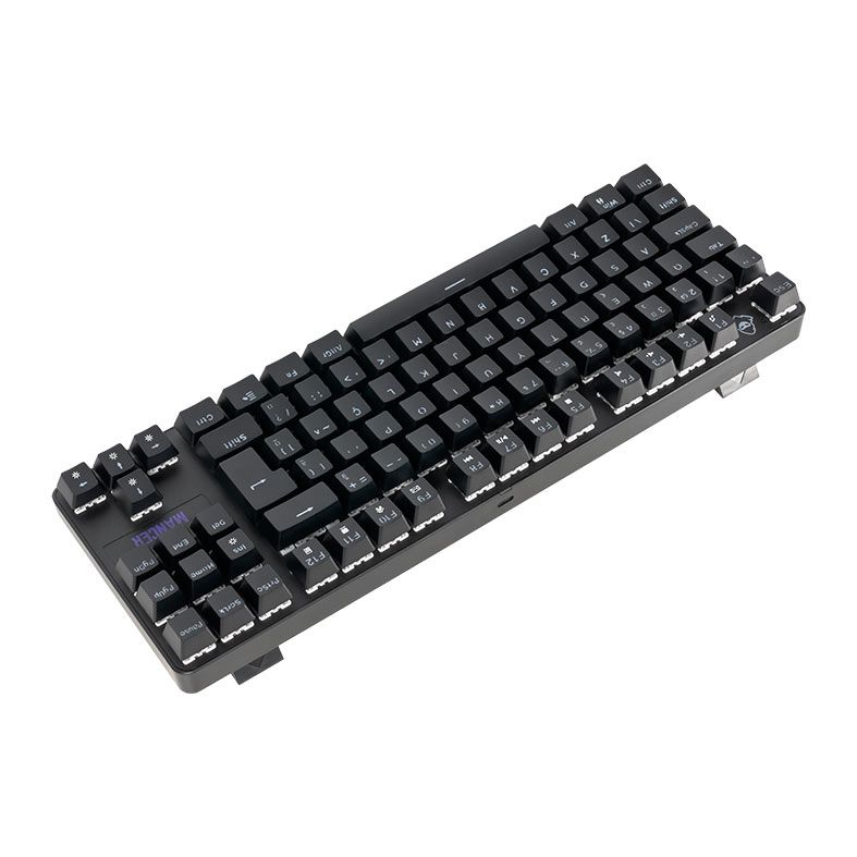 Teclado Mecanico Mancer Ghoul MK3, RGB, ABNT2, Switch Huano Vermelho, Preto, MCR-GHM3-RGB01RD