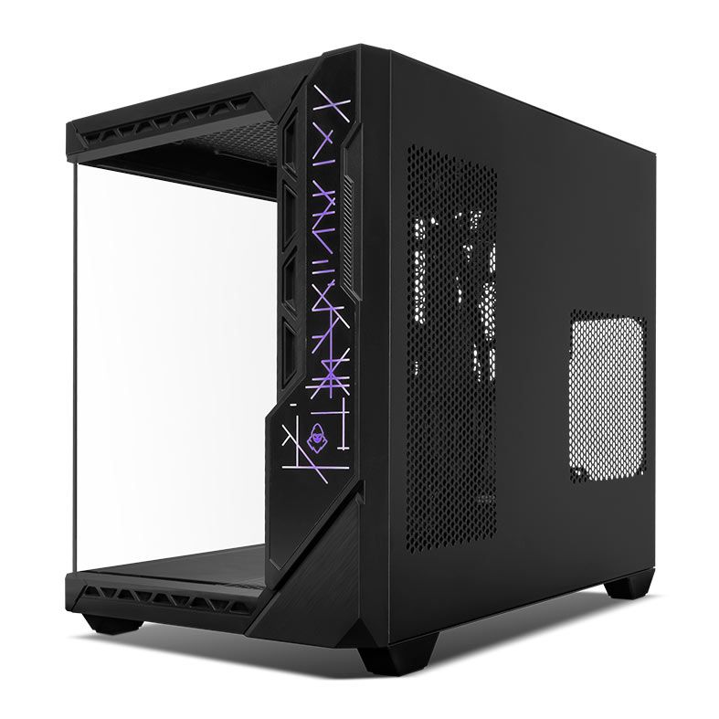 Gabinete Gamer Mancer Hemlok, Mid-Tower, Lateral de Vidro, Preto, MCR-HEMLOK-BK