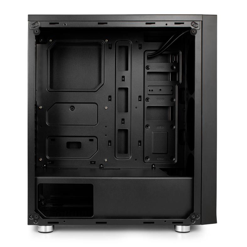 Gabinete Gamer Mancer Hylian Lateral De Vidro Preto, MCR-HLN-BL01