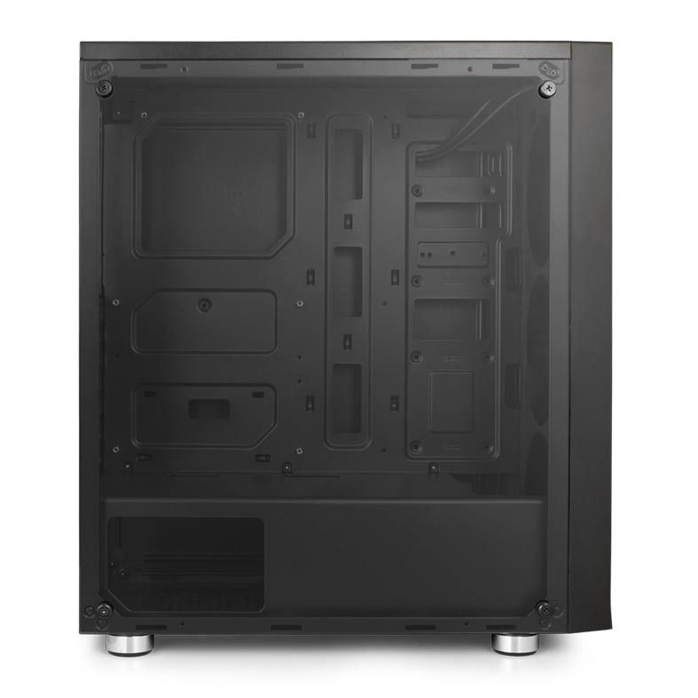 Gabinete Gamer Mancer Hylian Lateral De Vidro Preto, MCR-HLN-BL01