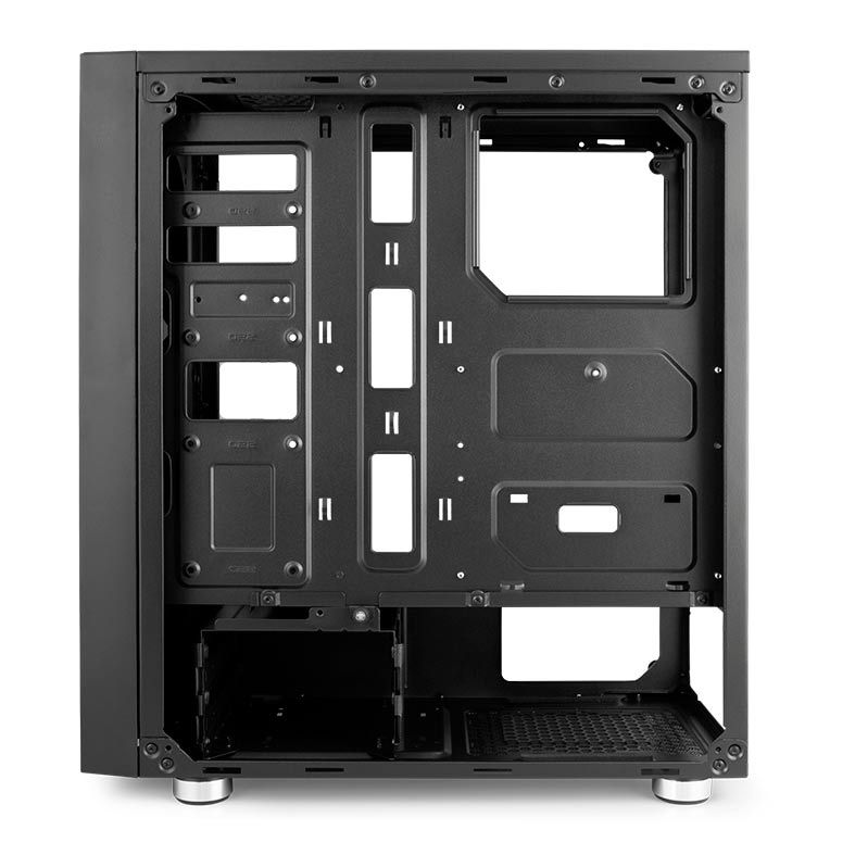 Gabinete Gamer Mancer Hylian Lateral De Vidro Preto, MCR-HLN-BL01