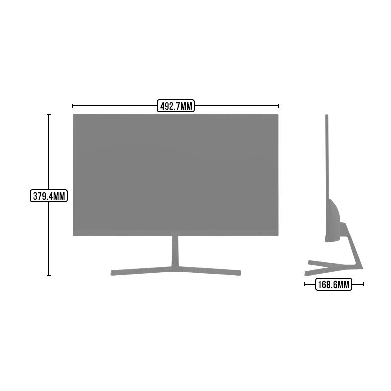 Monitor Gamer Mancer Horizon PRO H21, 21.45 Pol. Va, Full HD, 1ms, 75Hz, VGA/HDMI, MCR-HP21-BL01