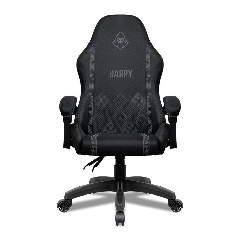 Cadeira Gamer Mancer Harpy, Preto e Cinza, MCR-HRP-BG