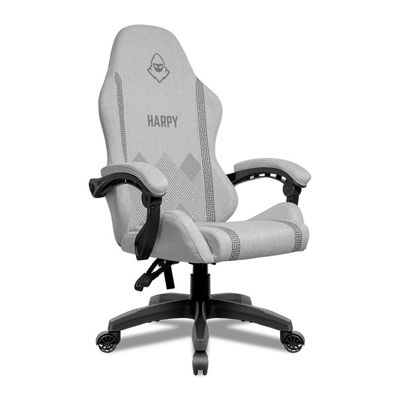 Cadeira Gamer Mancer Harpy, Preto e Branco, MCR-HRP-WBK