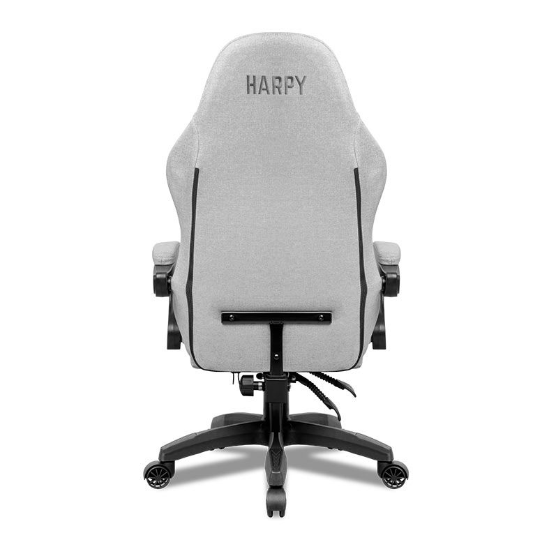 Cadeira Gamer Mancer Harpy, Preto e Branco, MCR-HRP-WBK
