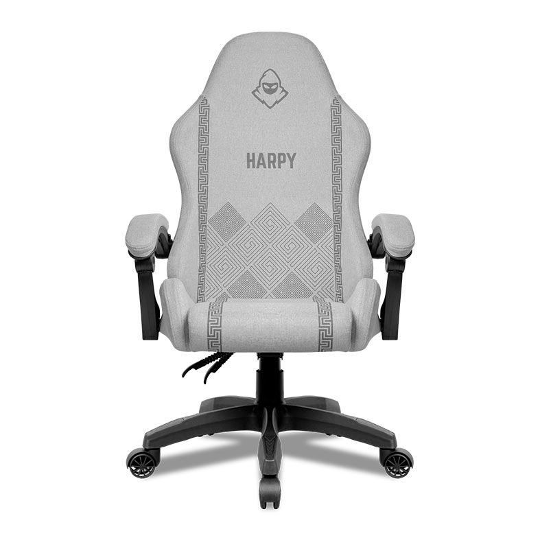 Cadeira Gamer Mancer Harpy, Preto e Branco, MCR-HRP-WBK