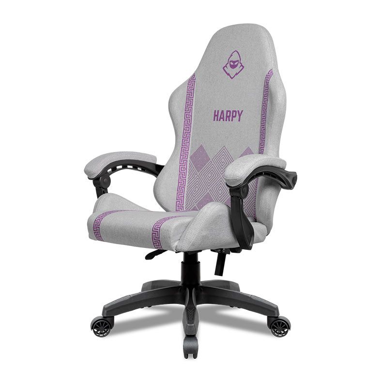 Cadeira Gamer Mancer Harpy, Branco e Roxo, MCR-HRP-WPRP