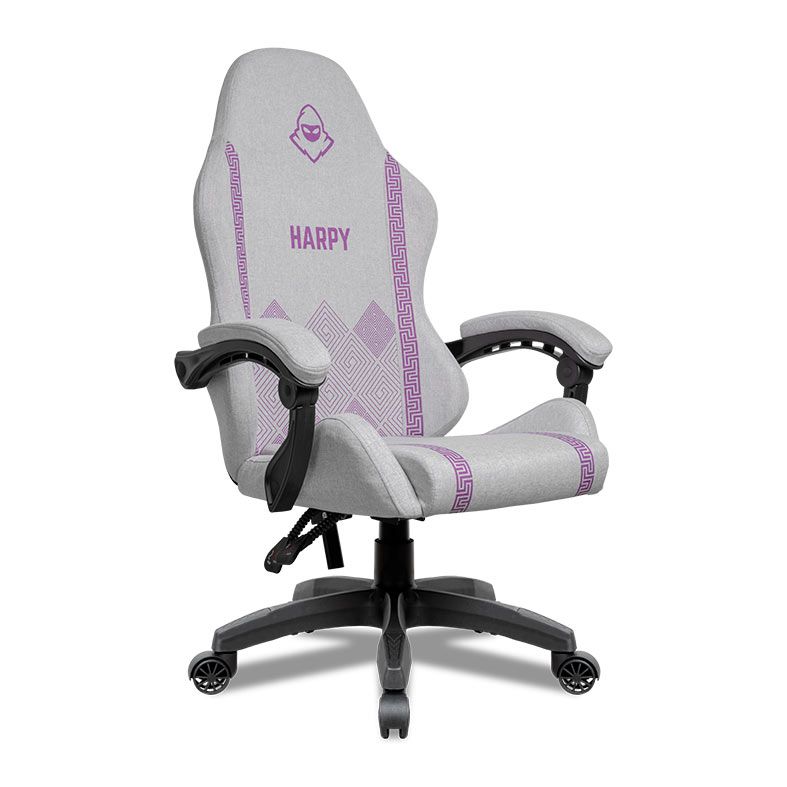 Cadeira Gamer Mancer Harpy, Branco e Roxo, MCR-HRP-WPRP