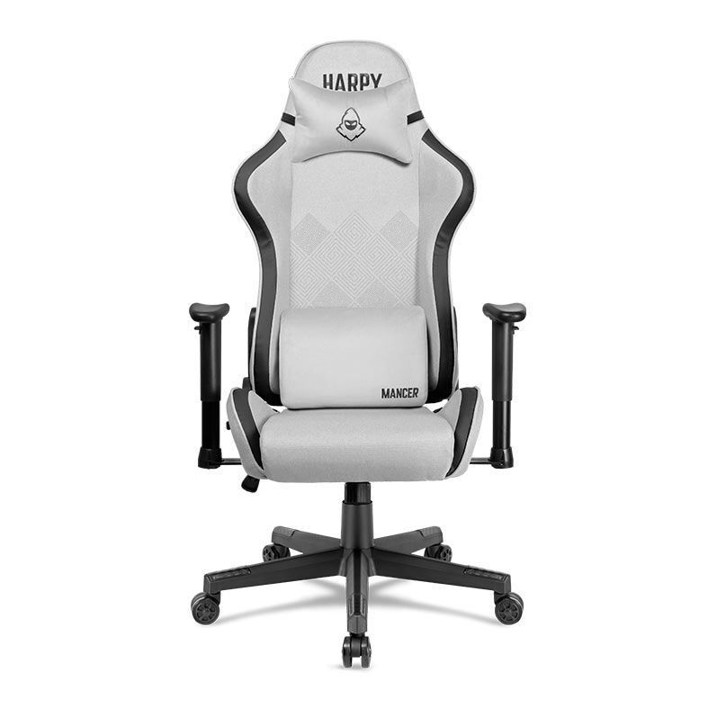 Cadeira Gamer Mancer Harpy SL, Branco e Preto, MCR-HRPSL-WTBK