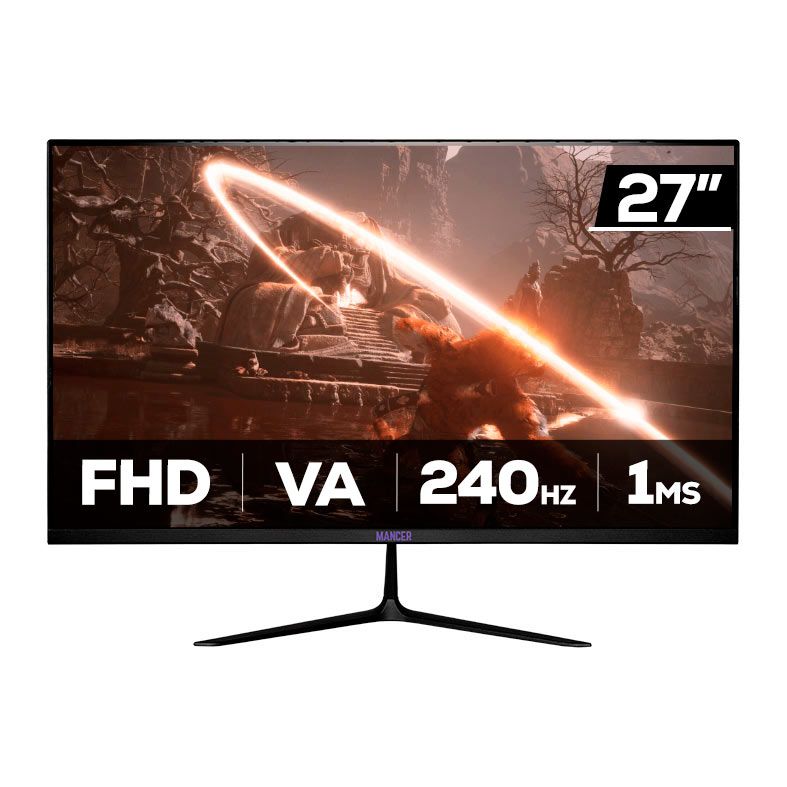 Monitor Gamer Mancer Horizon Z PRO240H, 27 Pol, VA, FHD, 1ms, 240Hz, FreeSync/G-Sync, HDMI/DP, MCR-HZNP240H-BL01
