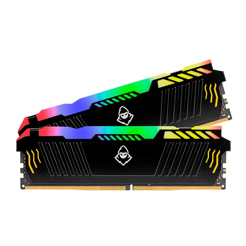Memoria Mancer Lumina, RGB, 16GB (2X8GB), DDR4, 3200MHz, C16, Preta, MCR-LMNRGB-2X8GB