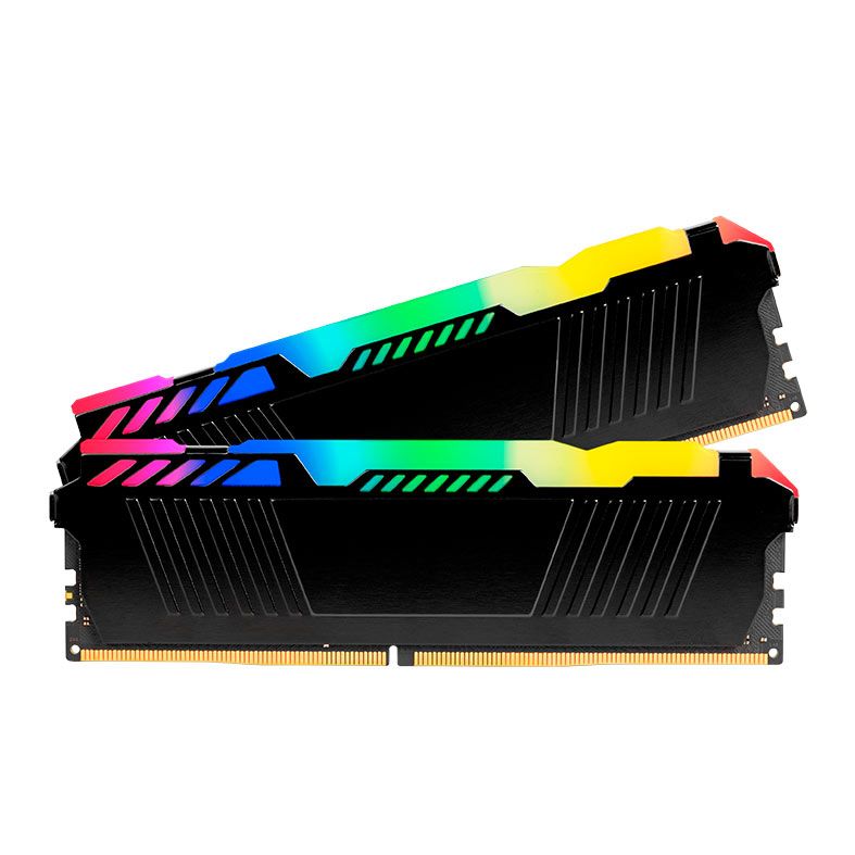 Memoria Mancer Lumina, RGB, 16GB (2X8GB), DDR4, 3200MHz, C16, Preta, MCR-LMNRGB-2X8GB