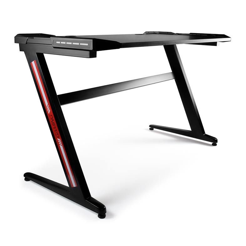 Mesa Gamer Mancer Leviatã RGB, MCR-LVT-BLK