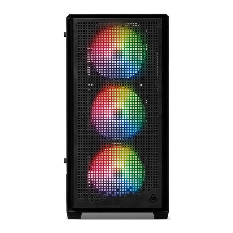 Gabinete Gamer Mancer Mugen, Full-Tower, Lateral de Vidro, Preto, MCR-MGN-BK