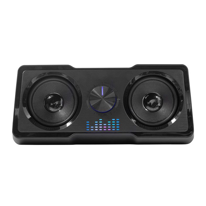 Caixa de  Som Gamer Mancer Murk, 2x5W+2x3W RMS, Rainbow, USB, Preto, MCR-MRK-RBW01