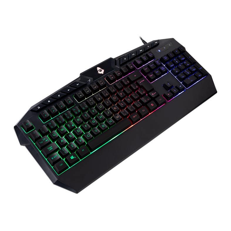 Teclado Gamer Mancer Necro Rainbow RGB, MCR-NCR-01