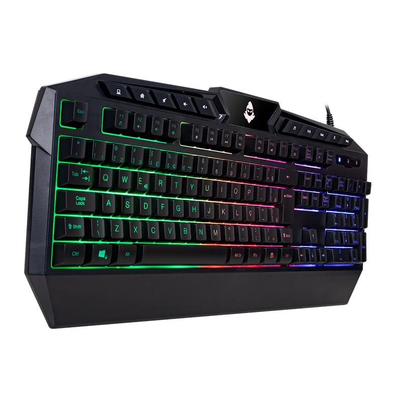 Teclado Gamer Mancer Necro Rainbow RGB, MCR-NCR-01