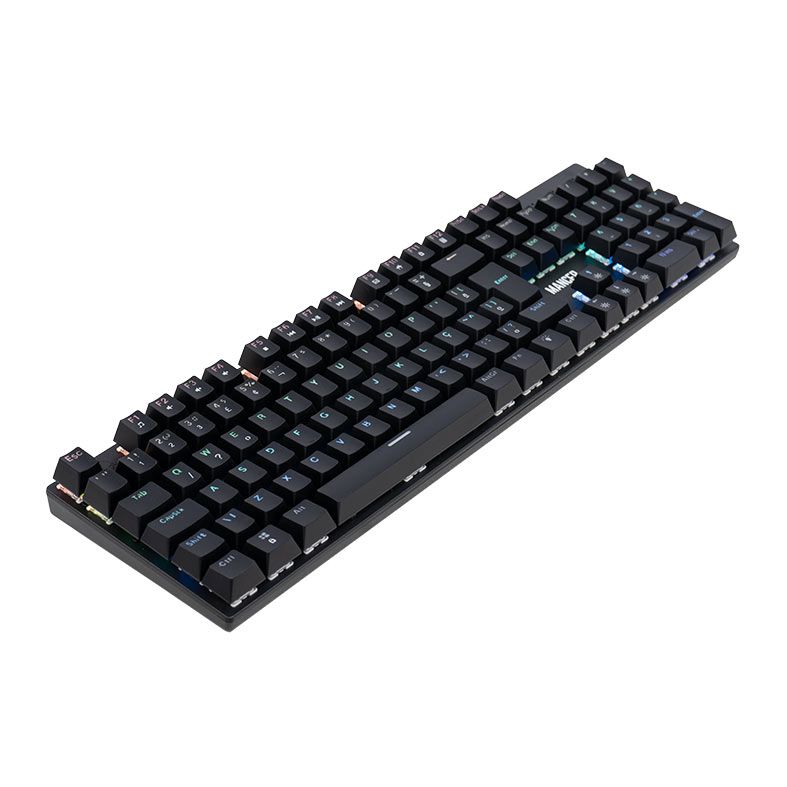 Teclado Mecanico Gamer Mancer Onyx MK2, RGB, ABNT2, Switch Huano Vermelho, Preto, MCR-ONM2-RGB01RD