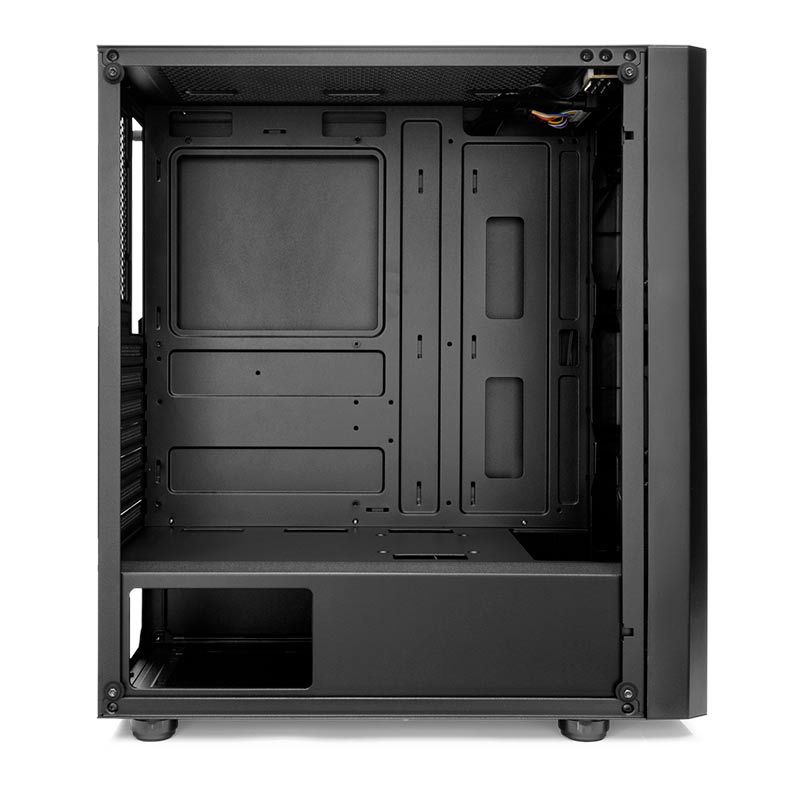 Gabinete Gamer Mancer Ranger RGB Lateral De Vidro Preto, MCR-RGR01-RGB
