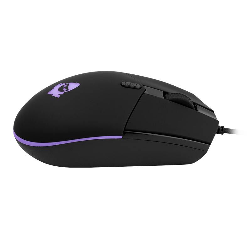 mouse gamer mancer stinger rainbow 4000dpi preto