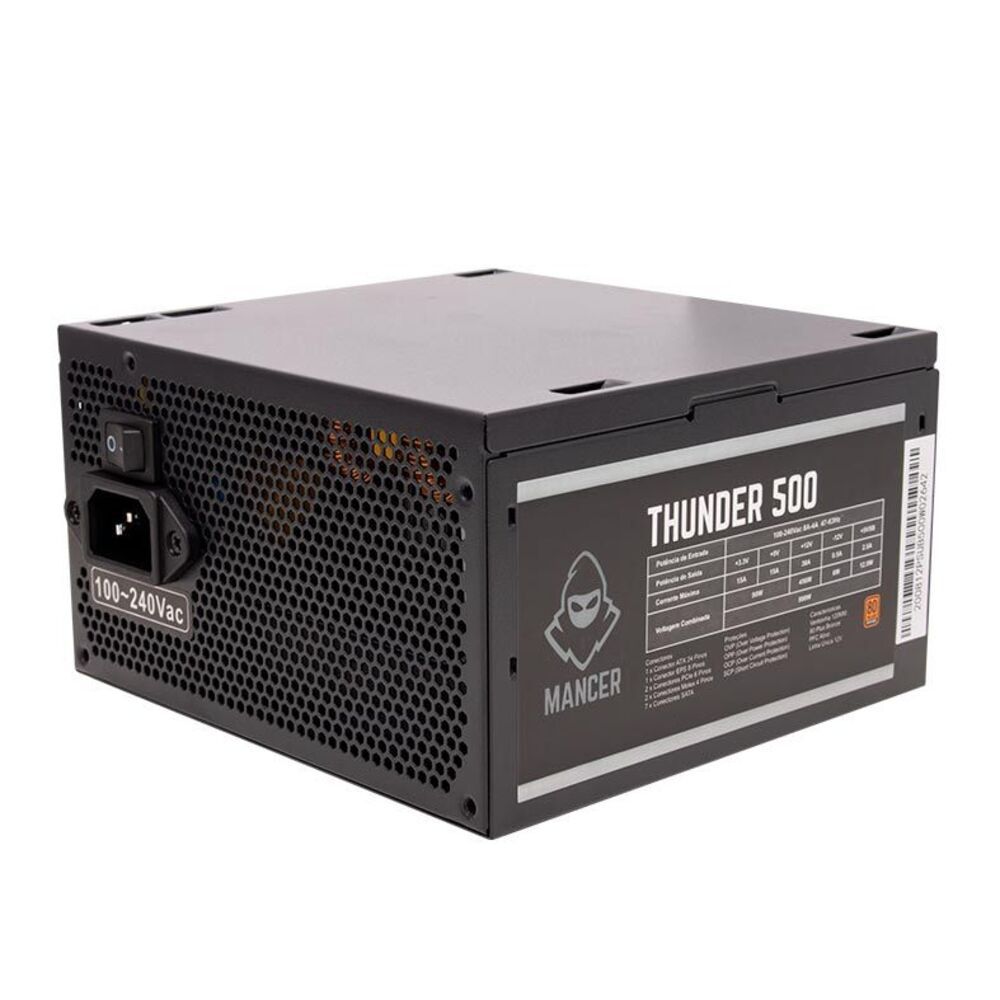 Pichau Kit Upgrade, Gabinete Gamer TGT Paladin  +  Fonte Mancer Thunder 500W 