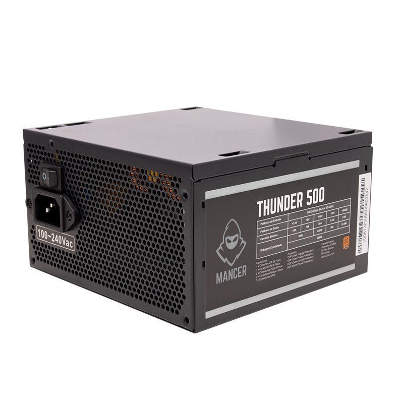 Pichau Kit Upgrade, Gabinete Pichau Gadit X RTB + Fonte Mancer Thunder 500W