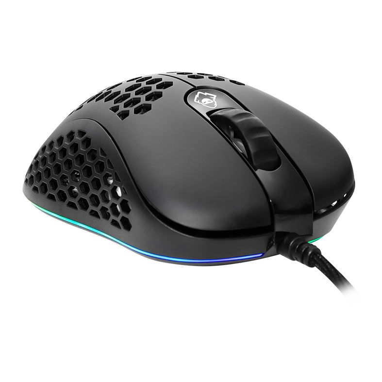 Mouse Gamer Mancer Tauri, RGB, 12000DPI, 6 Botoes, Preto, MCR-TUR-BL01