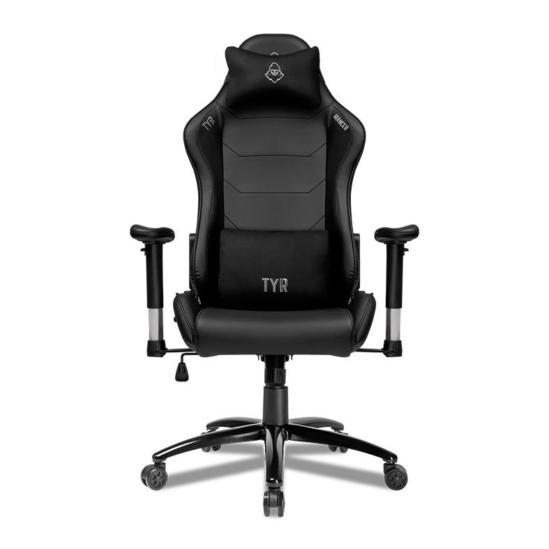 Cadeira Gamer Mancer Tyr, Espuma Moldada, Preta, MCR-TYR-BK01