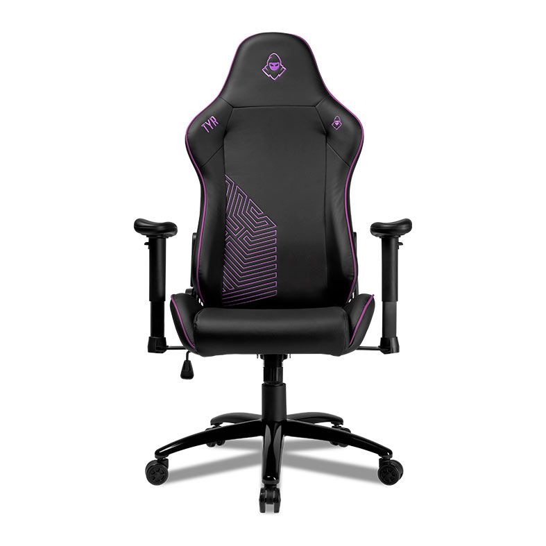 Cadeira Gamer Mancer Tyr Purple Edition, Espuma Moldada, Preta e Roxa, MCR-TYR-PRP01