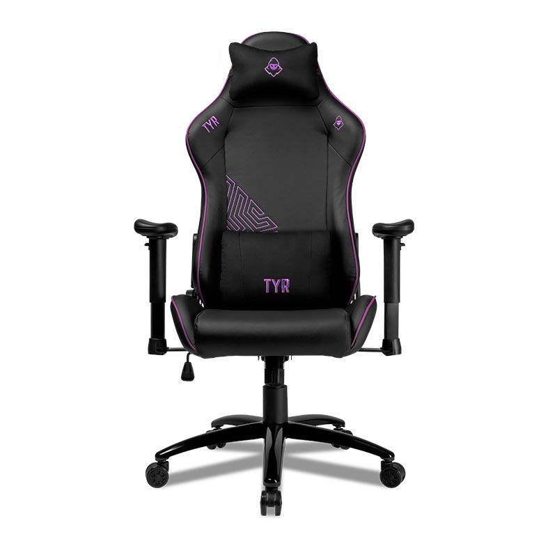 Cadeira Gamer Mancer Tyr Purple Edition, Espuma Moldada, Preta e Roxa, MCR-TYR-PRP01