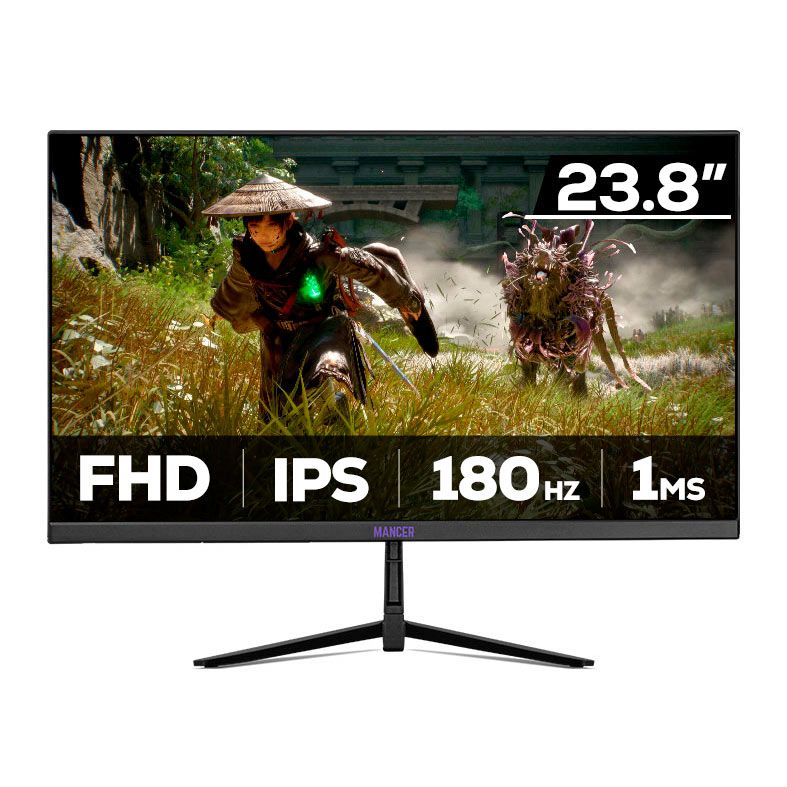Monitor Gamer Mancer Valak Z180, 23.8 Pol, IPS, FHD, 1ms, 180Hz