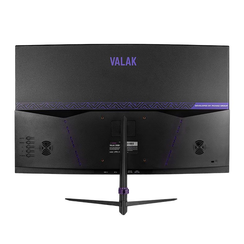 Monitor Gamer Mancer Valak Z180H, 23.6 Pol. VA, Curvo, FHD, 1ms, 180Hz, FreeSync e G-Sync, HDMI/DP, MCR-VKZ180H-BL01