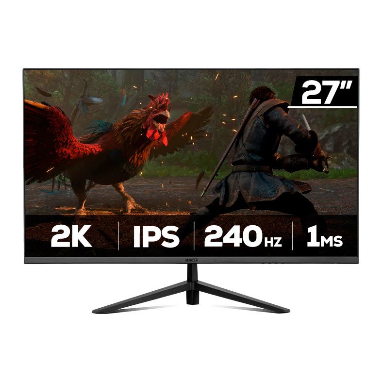 Monitor Gamer Mancer Valak VX5H, 27 Pol, IPS, 2K, 1ms, 240Hz, HDMI/DP, MCR-VLKVX5H-BL01