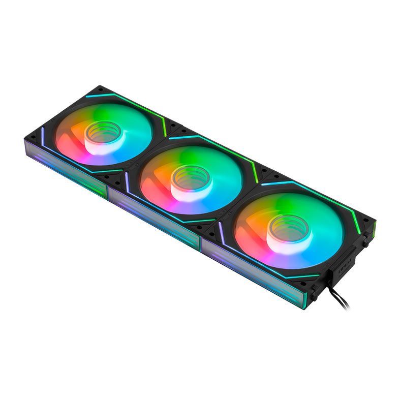 Kit Ventoinhas Mancer Ventus ZX, ARGB, 3x120mm, Preta, MCR-VTZX-BK01