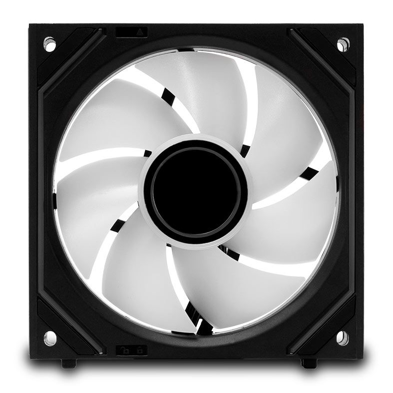 Kit Ventoinhas Mancer Ventus ZX, ARGB, 3x120mm, Preta, MCR-VTZX-BK01