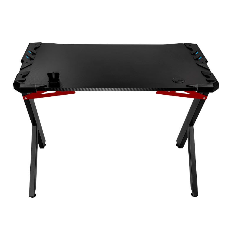 Mesa Gamer Mancer Wicca, RGB, Preto, MCR-WCA-RGB01