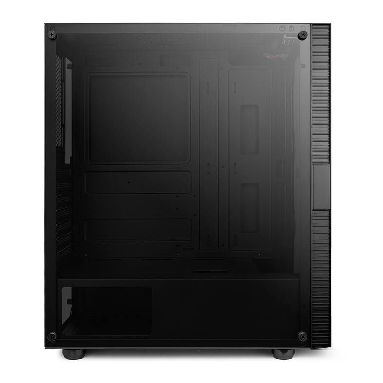 Gabinete Gamer Mancer Warlock RGB Lateral de Vidro Preto, MCR-WLK01-RGB