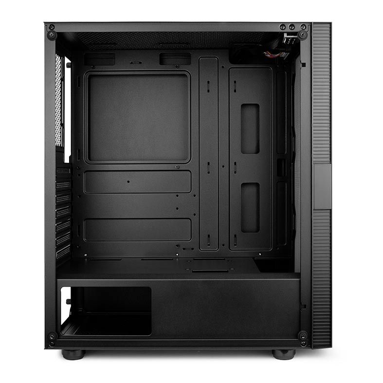 Gabinete Gamer Mancer Warlock RGB Lateral de Vidro Preto, MCR-WLK01-RGB