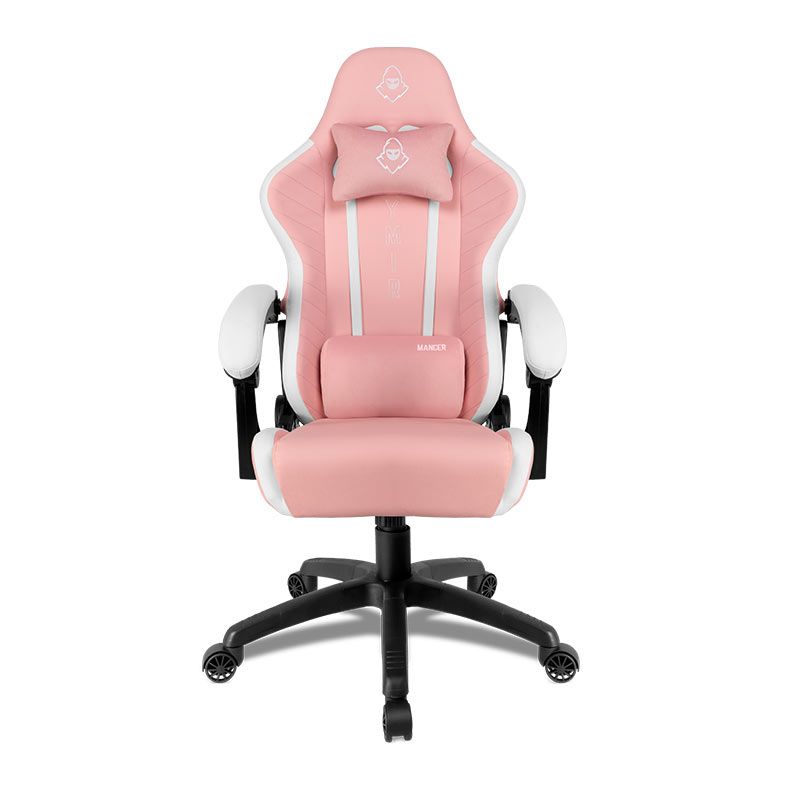 Cadeira Gamer Mancer Ymir, Branco e Rosa, MCR-YMR-WPK