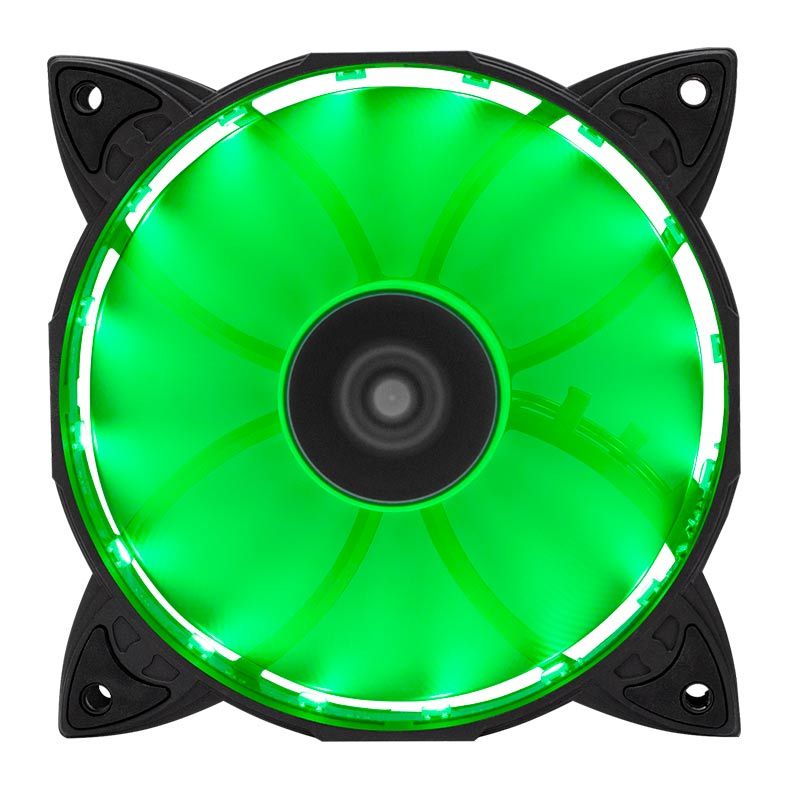 Ventoinha Mancer 120mm Z100 Led Verde, MCR-Z10G-01