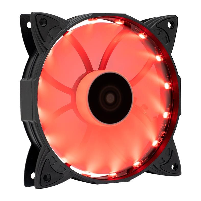 Ventoinha Mancer 120mm Z100 Led Vermelho, MCR-Z10R-01